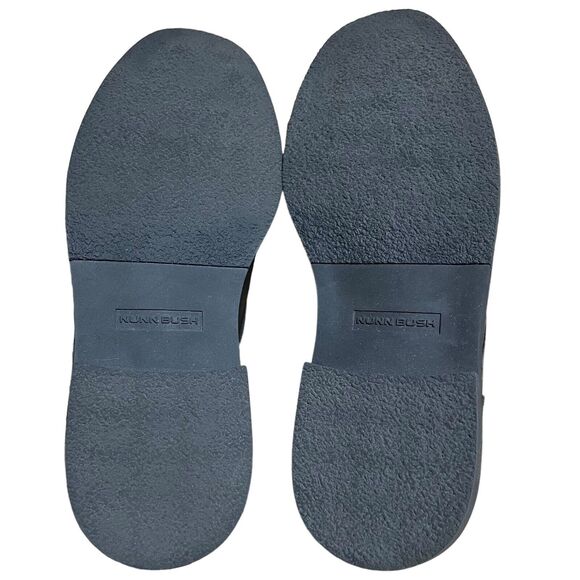 Nunn Bush Men’s 13 Black Leather Lancaster Plain Toe Chukka Boots Lace Up - Picture 7 of 11